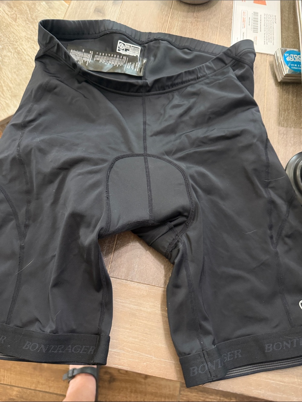 Bontrager Black Padded Cycling Shorts. Bontrager 3XL